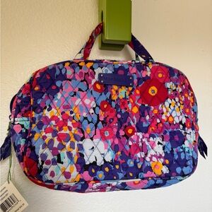 NWT Vera Bradley Grand Cosmetic Bag Impressionista pattern.